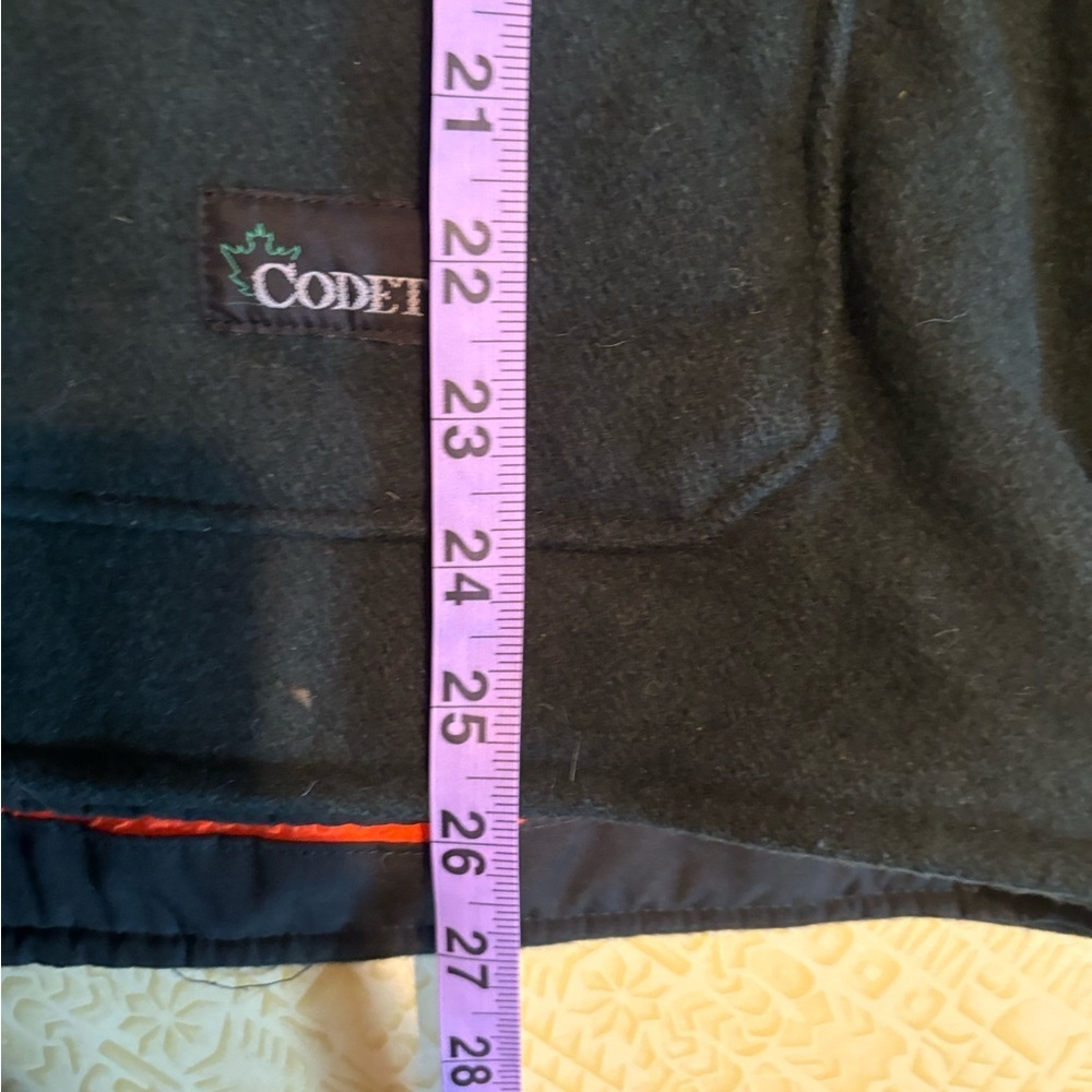Vintage Green Jacket with Orange Lining - Picture 8 of 9